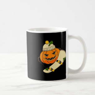 Pompoen Skateboard Halloween Kostuum Grappige Skat Koffiemok