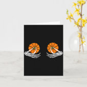 Pompoen Skelet Hand Halloween Kaart (Gele Bloem)