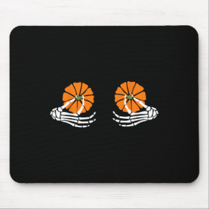 Pompoen Skelet Hand Halloween Muismat