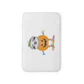 Pompoen Sloth Halloween kostuum cadeau Badmat (Voorkant Verticaal)