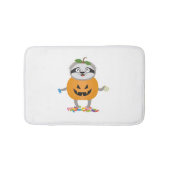 Pompoen Sloth Halloween kostuum cadeau Badmat (Voorkant)