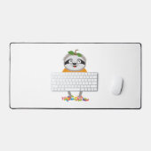 Pompoen Sloth Halloween kostuum cadeau Bureaumat (Keyboard & Muis)