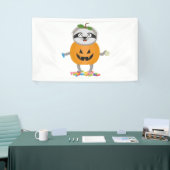 Pompoen Sloth Halloween kostuum cadeau Spandoek (Beurs)