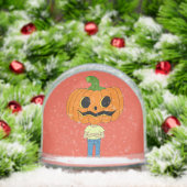 pompoen sneeuwbol (Kerstmis)