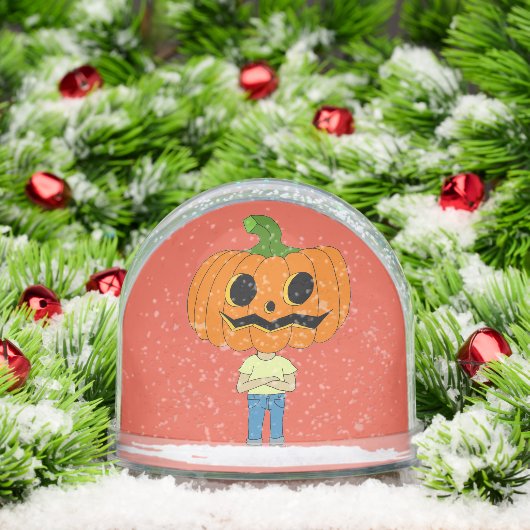 pompoen sneeuwbol (Kerstmis)