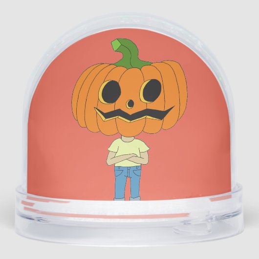 pompoen sneeuwbol (Achterkant)