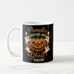 Pompoen Snijden Spookjacht Halloween Griezelen Vli Koffiemok