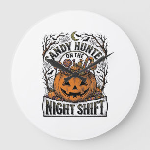Pompoen Snoep Emmer Vintage Halloween Gravure D Grote Klok