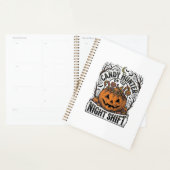 Pompoen Snoep Emmer Vintage Halloween Gravure D Planner (Display)