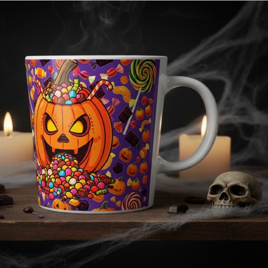 Pompoen Snoep Halloween Coffee Mok