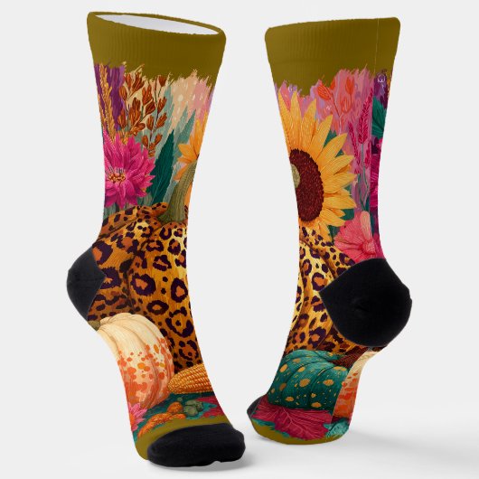 pompoen sokken (Gebogen)