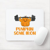 Pompoen Sommige Ijzer Leuk Halloween Gym Workout L Muismat (Met muis)