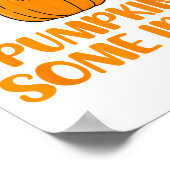 Pompoen Sommige Ijzer Leuk Halloween Gym Workout L Poster (Hoek)