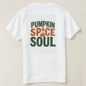 Pompoen Spce T-shirt (Design achterkant)