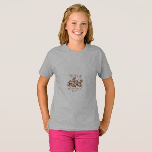 pompoen specerij baby t-shirt (Voorkant volledig)