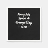 Pompoen specerij en alles is mooi en essentieel servet (Voorkant)