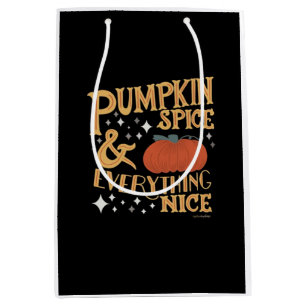 Pompoen specerij en alles leuk basic grappig medium cadeauzakje