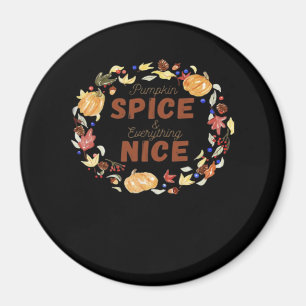 Pompoen specerij en alles leuk essentiële grappig magneet