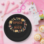 Pompoen specerij en alles leuk essentiële grappig papieren bordje (Feest)