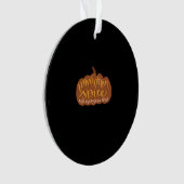 Pompoen specerij en alles leuke Herfst vibe illust Ornament (voorkant)