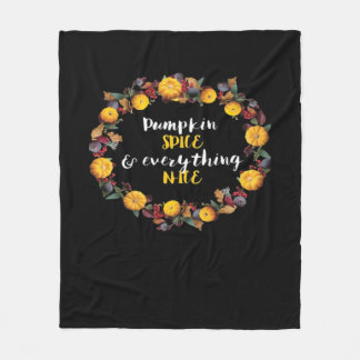 Pompoen specerij en alles leuke luiaard Halloween Fleece Deken