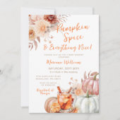 Pompoen specerij en alles mooi Baby shower Kaart (Voorkant)