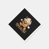 Pompoen specerij en alles mooi basic design servet (Hoek)