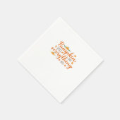 Pompoen specerij en alles mooi basic design servet (Hoek)