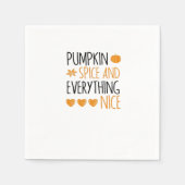 Pompoen specerij en alles mooi - Cadeau voor ha Servet (Voorkant)