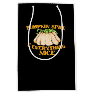 Pompoen specerij en alles mooi design medium cadeauzakje