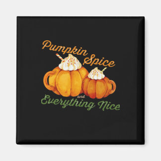 Pompoen specerij en alles mooi Herfst ontwerp Magneet