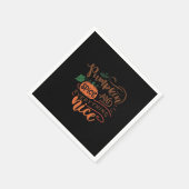 Pompoen specerij en alles mooie luiaard servet (Hoek)