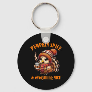 Pompoen Specerij En Alles Nice Thanksgiving Shi Sleutelhanger