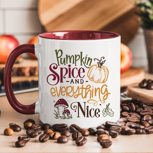 Pompoen Specerij En Alles Wat Leuk Is Herfst Mok