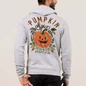 Pompoen specerij, Halloween Collectie Hoodie (Achterkant)