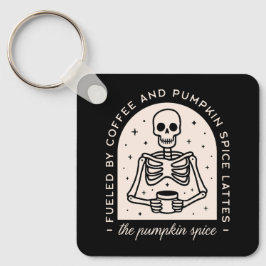 Pompoen specerij latte grappige citaten hekserig e sleutelhanger