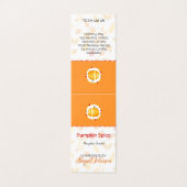 Pompoen Specerij Thuis Bad & Lichaam Label | Tag Kaart (Buitenkant ongevouwen)