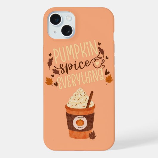 Pompoen Specerijen Alles iPhone Hoesje (Achterkant)
