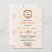 Pompoen Specerijen Herfst Thanksgiving Bruiloftson Kaart (Voorkant)