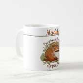 Pompoen Specerijen Koffie Vintage Stijl Aangepaste Koffiemok (Voorkant links)