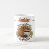 Pompoen Specerijen Koffie Vintage Stijl Aangepaste Koffiemok (Center)