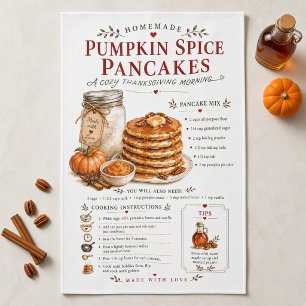 Pompoen Speculaas Pannenkoeken Recept Thanksgiving Theedoek