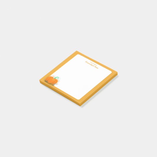 Pompoen Speeltuin - 3x3 Post-it® Notes (Schuin)