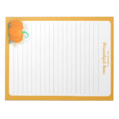 Pompoen speeltuin - gevoerd notitieblok (Voorkant)