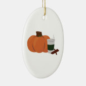 Pompoen Spice 2 Keramisch Ornament (Rechts)