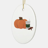 Pompoen Spice 2 Keramisch Ornament (Links)