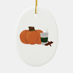 Pompoen Spice 2 Keramisch Ornament