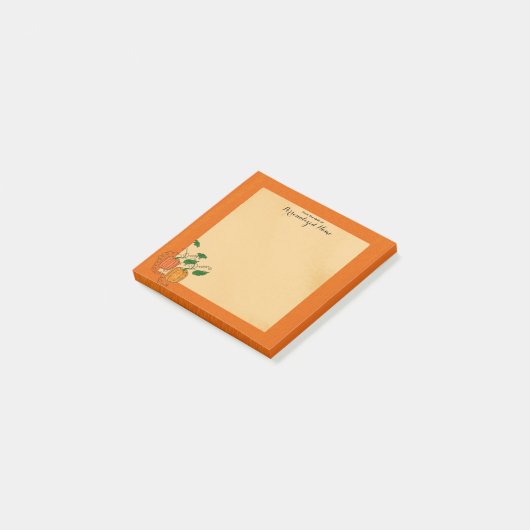 Pompoen Spice - 3x3 Post-it® Notes (Schuin)
