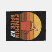 Pompoen Spice AF - Herfst Fleece Deken (Voorkant (Horizontaal))