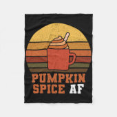 Pompoen Spice AF - Herfst Fleece Deken (Voorkant)